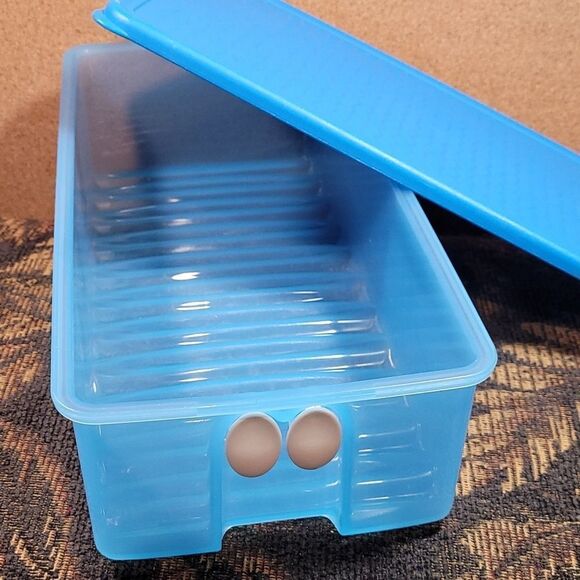 Tupperware Rectangle Blue Fridgesmart Container #2 - Picture 4 of 6